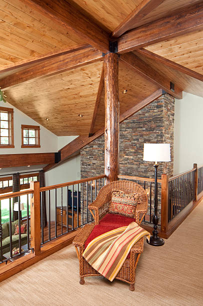 istock Ceiling with second landing of home 182353867