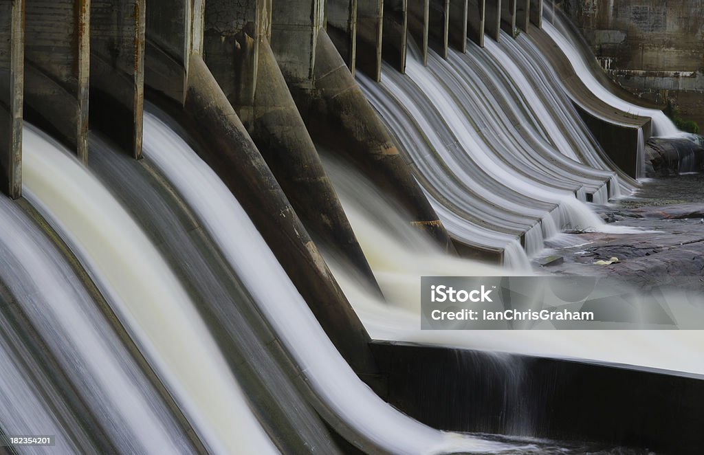 Hydroelectric-Damm - Lizenzfrei Bauwerk Stock-Foto