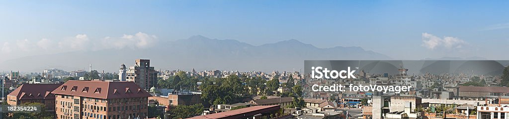 Kathmandu miasta dachu miejski panorama Nepal Azji - Zbiór zdjęć royalty-free (Azja)