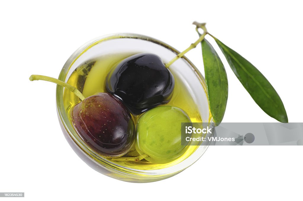 Trio di olive - Foto stock royalty-free di Alimentazione sana