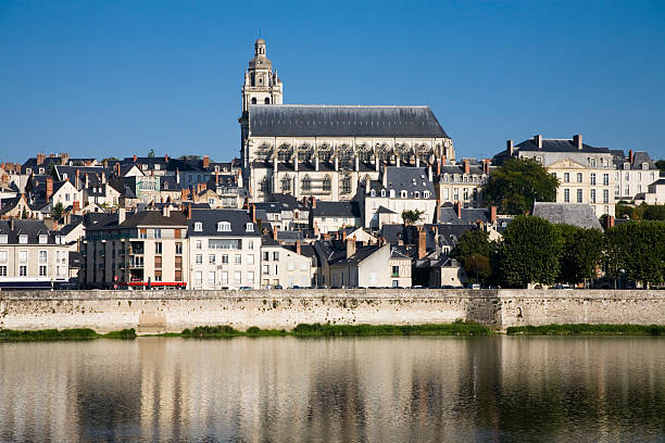 istock Skyline of Blois with the Cathedral 182354776