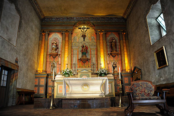 istock Altar at the Santa Barbara Mission 182354823