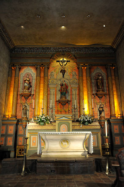 istock Altar at the Santa Barbara Mission 182354824