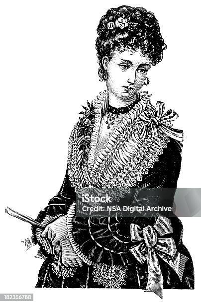 Viktorianische Frau Antik Design Illustrationen Stock Vektor Art und mehr Bilder von 19. Jahrhundert - 19. Jahrhundert, Alt, Altertümlich