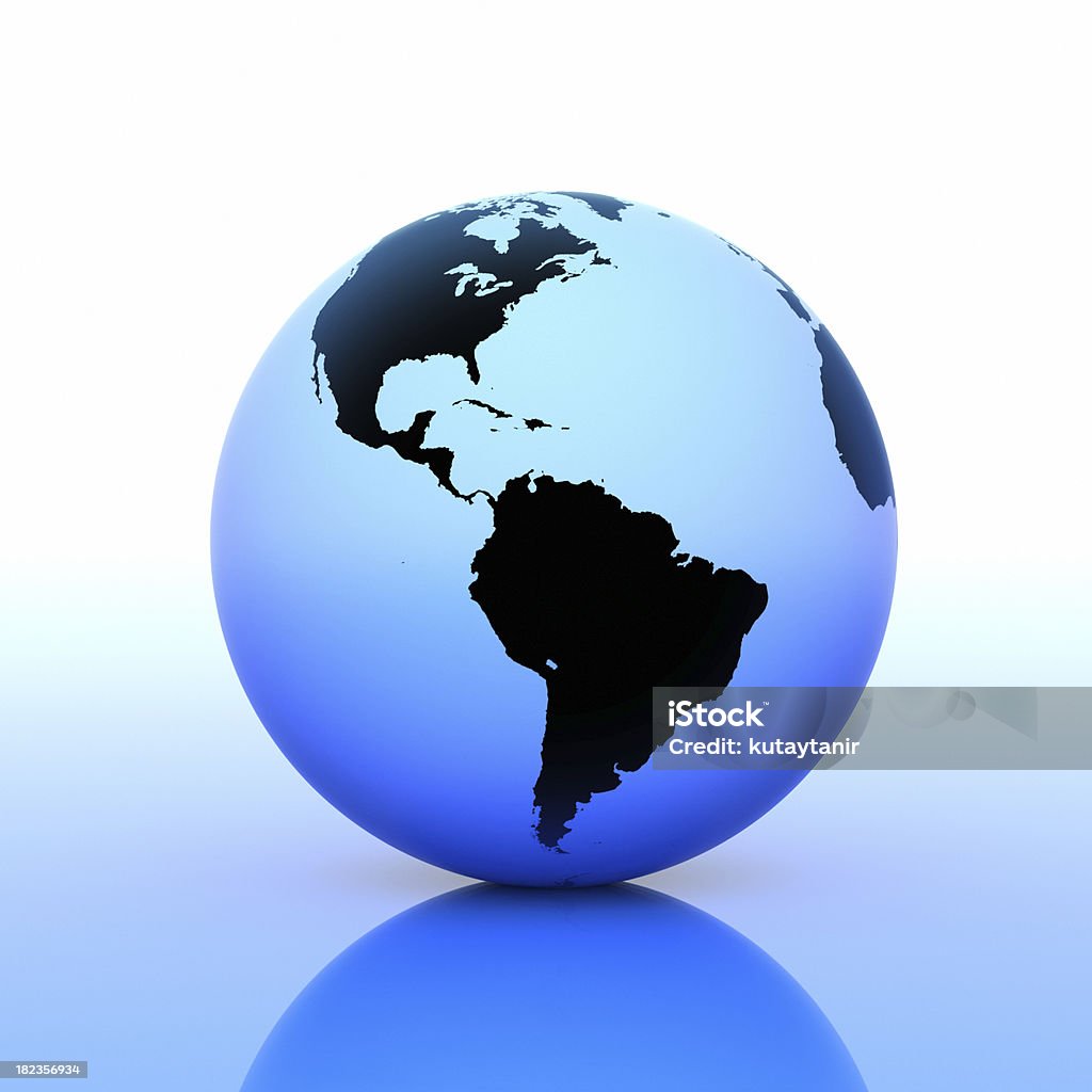 Planeta Terra - Royalty-free Alto-Contraste Foto de stock