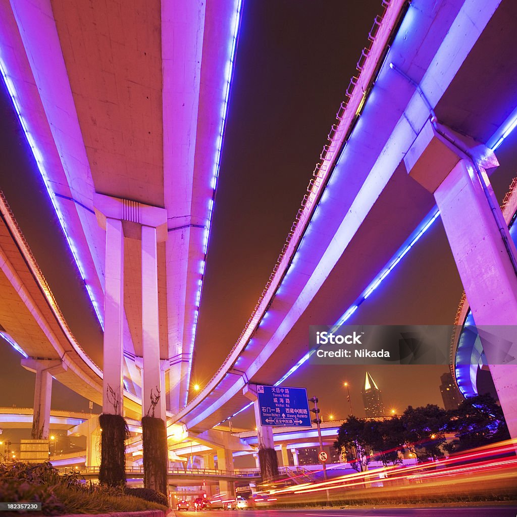 Autoroute dans la nuit - Photo de Activité libre de droits