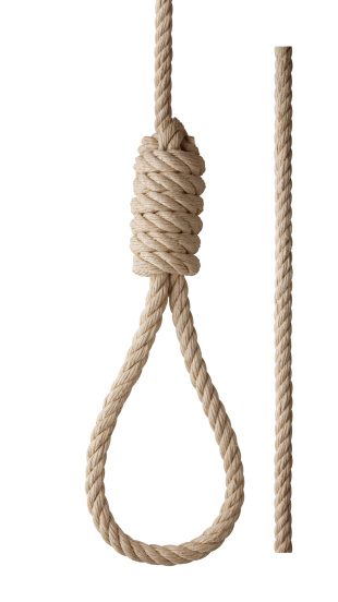 Noose with a piece of string to be added. Photography in high resolution with clipping path.Similar photographs from my portfolio: