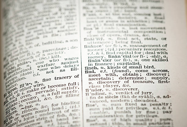 istock Find word dictionary shallow depth of field 182358420
