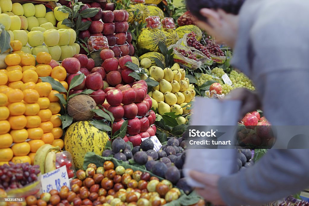 쇼핑 만들진 청과물 가게 - 로열티 프리 개체 그룹 스톡 사진