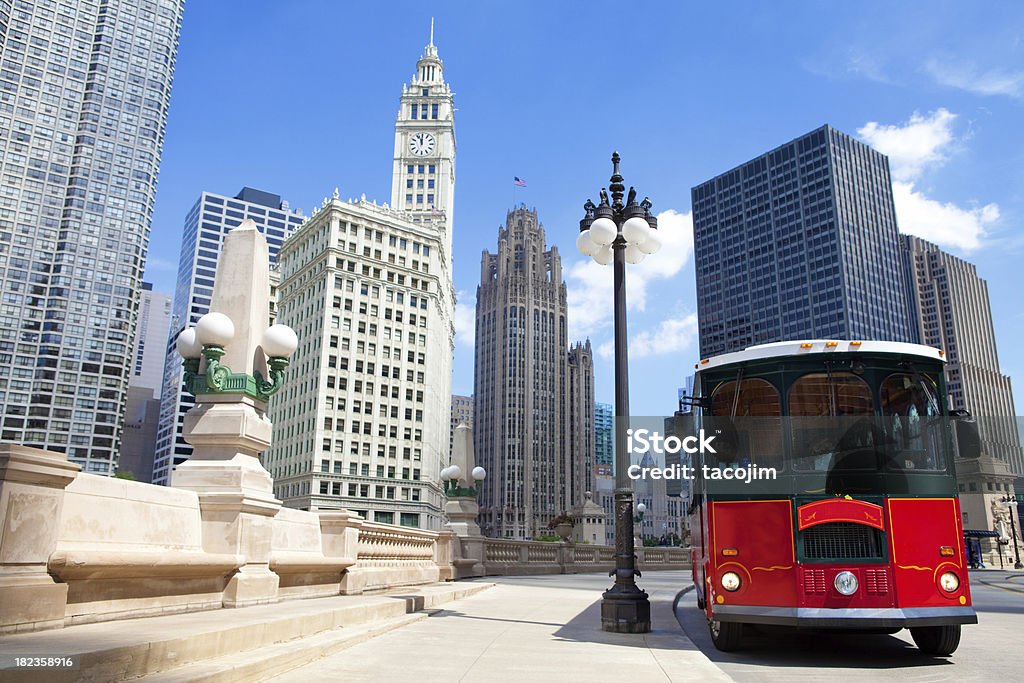 Tramway de Chicago - Photo de Chicago - Illinois libre de droits