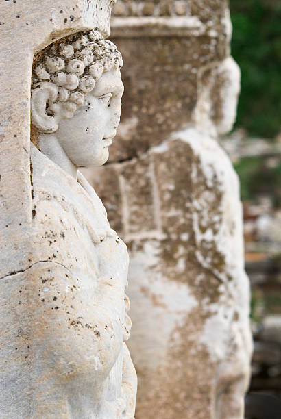 istock Carved Stone in Ephesus 182359136