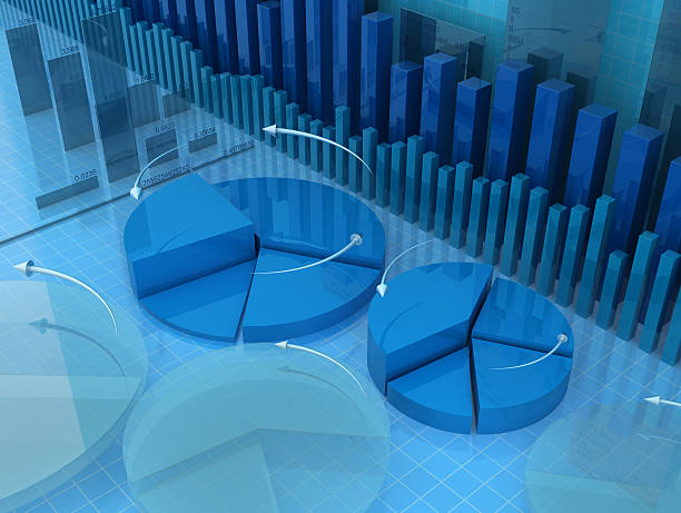 istock A 3D model of pie and bar graphs 182359936