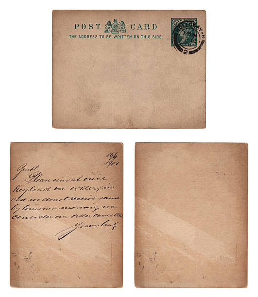 istock Postcard from Holloway, 1901 (front, back and blank version) 182360028