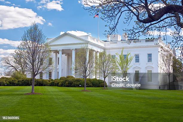 La Casa Bianca - Fotografie stock e altre immagini di La Casa Bianca - Washington DC - La Casa Bianca - Washington DC, Ambientazione esterna, Architettura