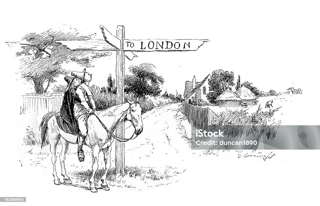 진행 런던 - 로열티 프리 17세기 스톡 일러스트