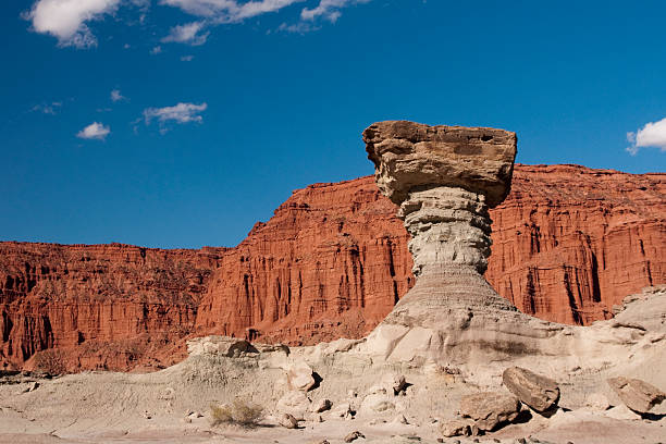 Parque Provincial de Ischigualasto Hoodoo Rock, Argentina - foto de acervo