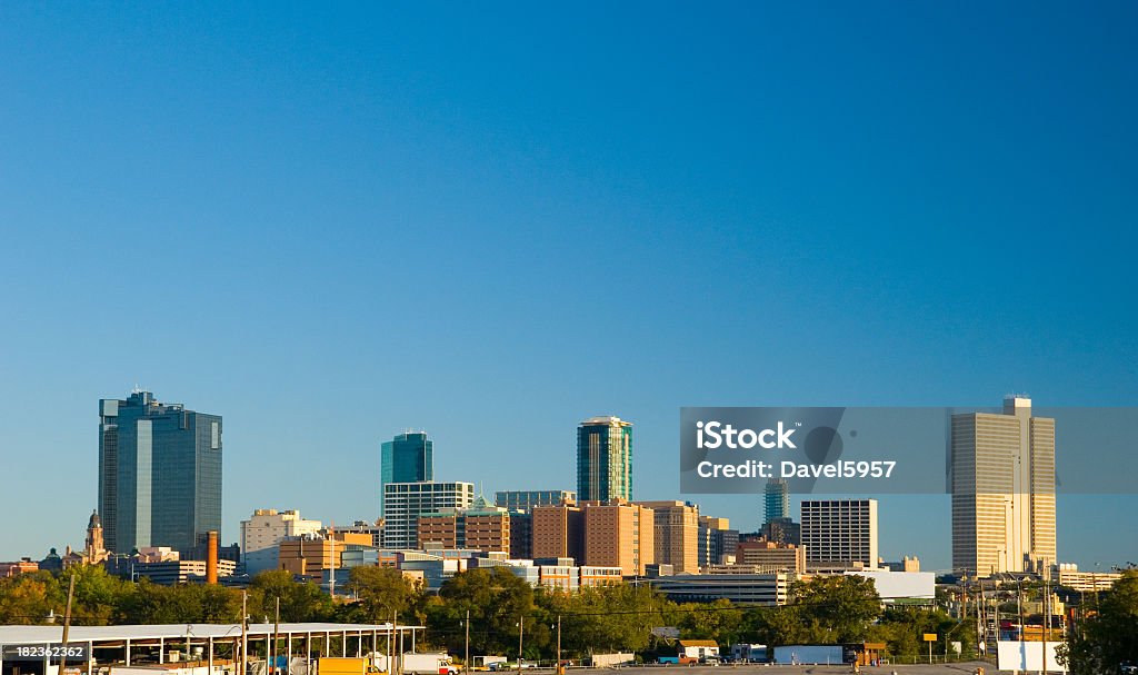 Fort Worth Downtown panoramę - Zbiór zdjęć royalty-free (Fort Worth)