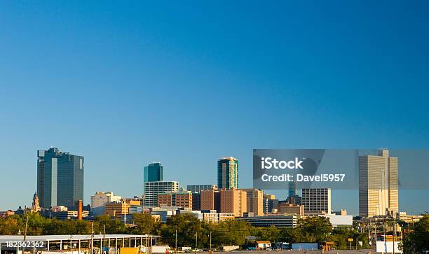 Fort Worth Downtown Panoramę - zdjęcia stockowe i więcej obrazów Fort Worth - Fort Worth, Stan Teksas, Panorama miasta