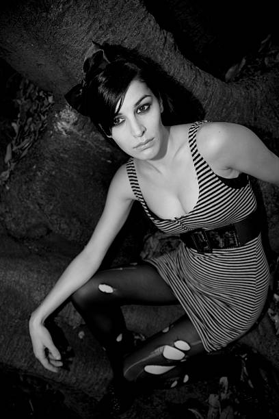 istock Attractive girl in the park 182362825