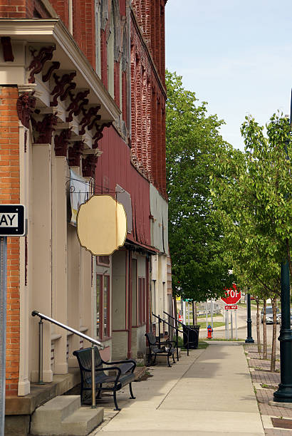 istock Small Town USA on a Summer Day 182363148