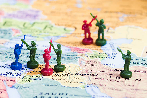 istock Middle East tensions, World Conflicts Theme - I 182363166