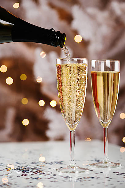istock Celebration still life - Pouring Champagne 182363810