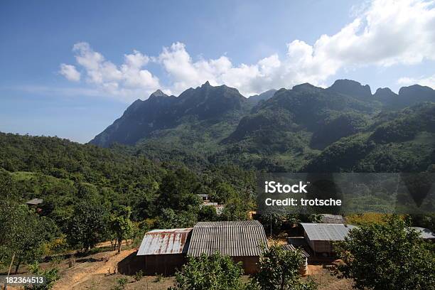 Jungle Mountain And Village Stock Photo - Download Image Now - Chiang Mai Province, Doi Luang Chiang Dao, Horizontal