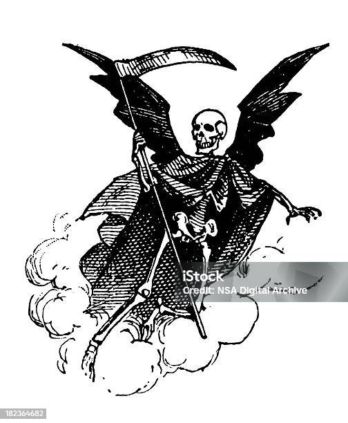 Vetores de Vintage Clip Art E Ilustraçõesmorte e mais imagens de A Morte - A Morte, Antiguidade, Estilo retrô