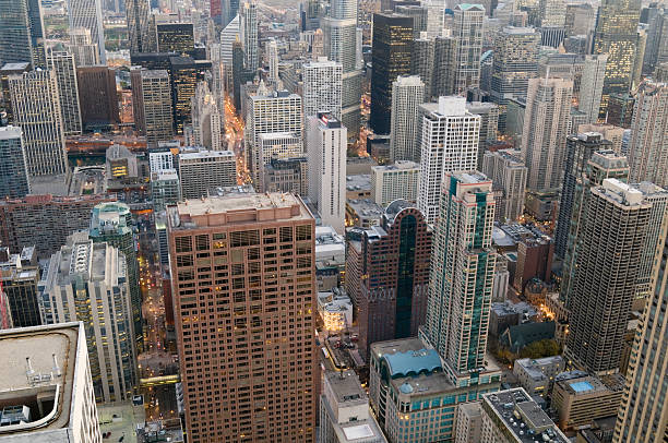 istock Aerial View of Downtown Chicago 182364740