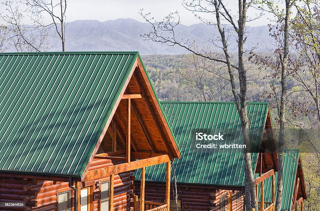 Blockhütten in den Smoky Mountains (XXL - Lizenzfrei Gatlinburg Stock-Foto