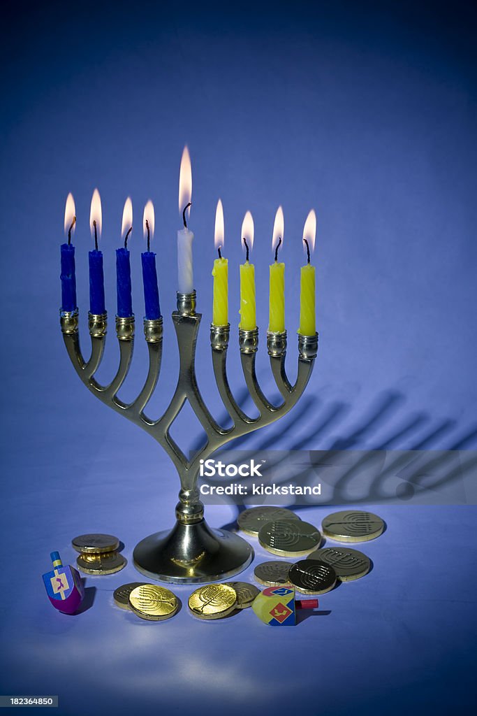 Hanukkah - Foto stock royalty-free di Candela - Attrezzatura per illuminazione