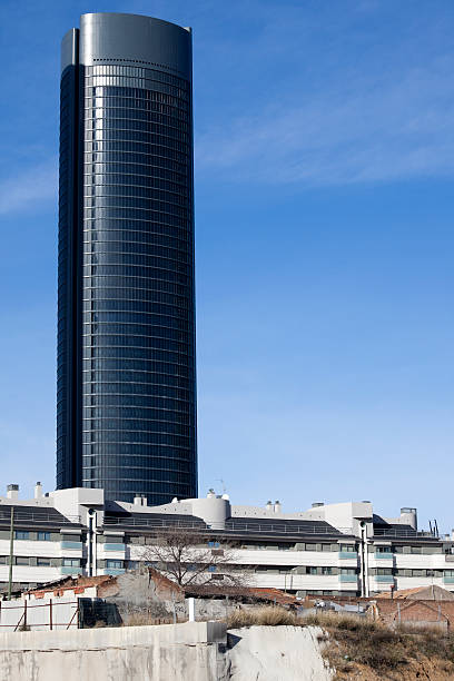 istock Cuatro Torres Madrid Espana, Four Towers Office Building Complex 182365107