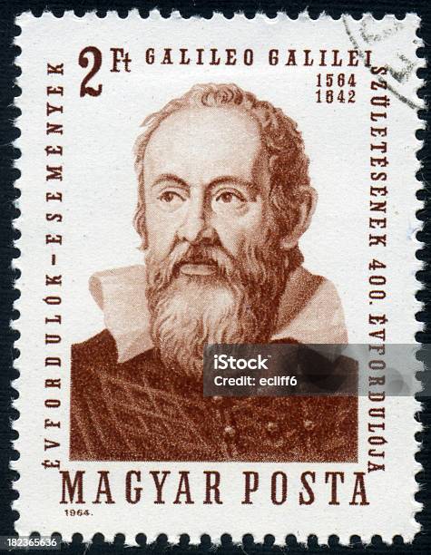 Galileo Stock Photo - Download Image Now - Galileo Galilei, Florence - Italy, Postage Stamp