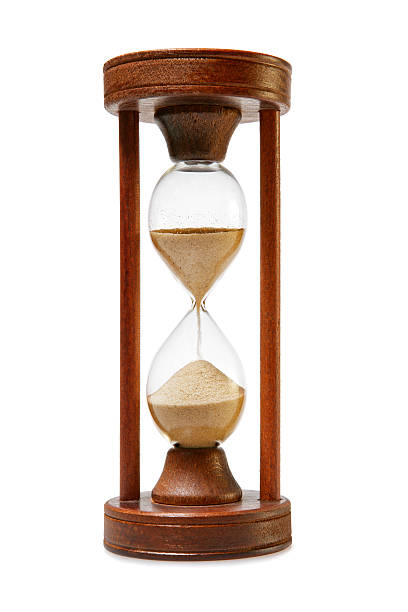 istock Hourglass running out of time 182365873