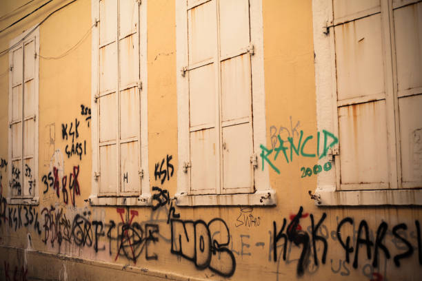 istock Shutters of an old house 182366120
