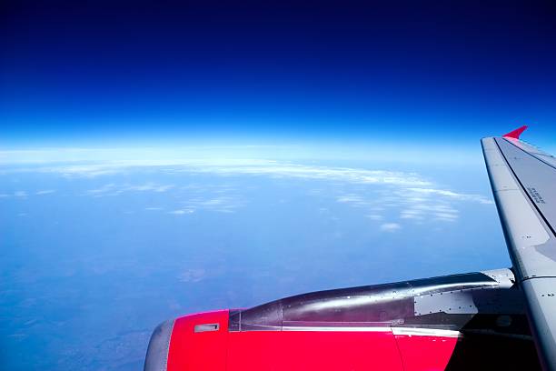 voo de estratosfera - earth stratosphere space planet imagens e fotografias de stock