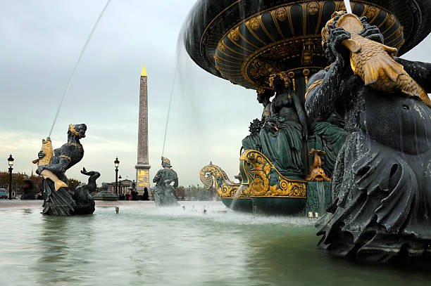 istock Fountain at the Place de la Concorde, Paris 182367383