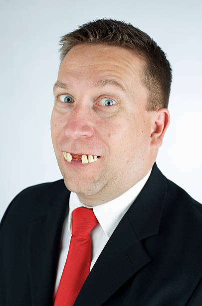 istock Funny studio portrait of a business man 182367929