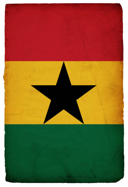 flagge von ghana-xxxl - ephamara stock-fotos und bilder