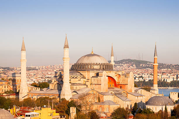 istock Beautiful Hagia Sophia at Sunset, Istanbul, Turkey 182368507