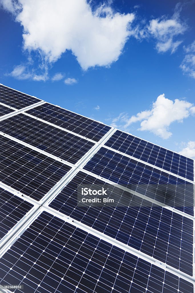Solar Collectors Photovoltaic solar panels for generating electricityClick here to view more related images: Blue Stock Photo