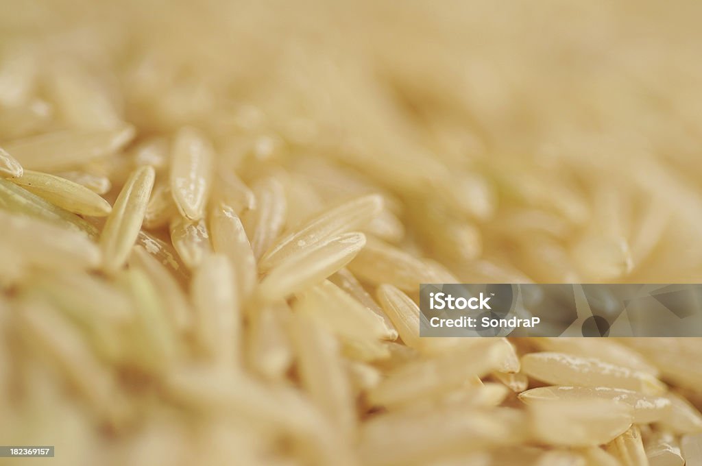 Brown Jasmine Rice "Brown rice, select focus. FOR MORE FOOD, (" Backgrounds Stock Photo