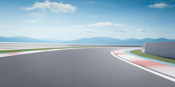 istock A high-speed blurry racing road 1823692822