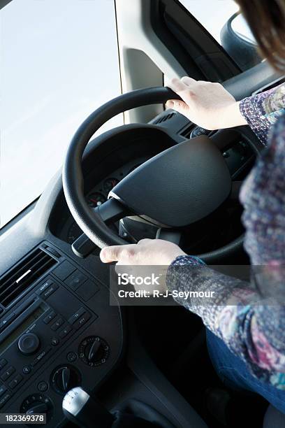 Female Driver Stock Photo - Download Image Now - Adult, Black Color, Car