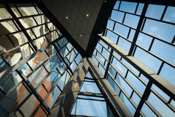 istock Abstract architecture of the building at The Exchange TRX 1823693855