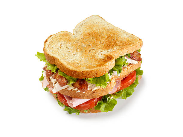 istock Toasted Club Sandwich from Above 182369841