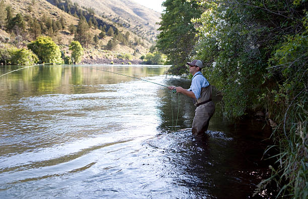 istock Man Fly fishing 182370373