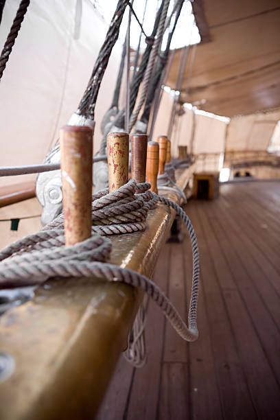 istock Ropes of the boat 182370752
