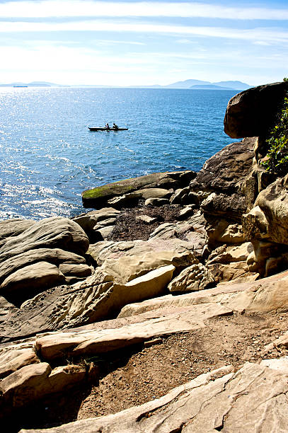 Kayaking coppia - foto stock