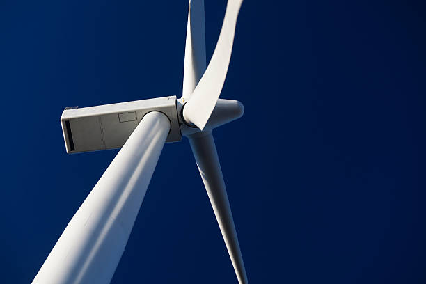 istock Giant offshore wind turbine. Alternative energy. 182370979